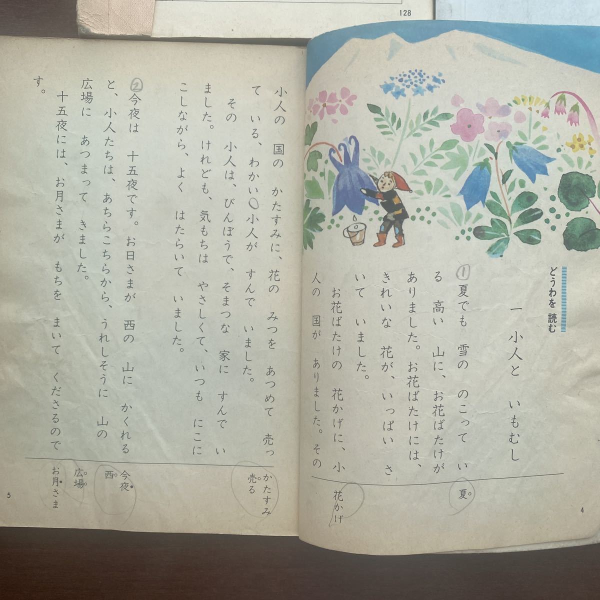 ヤフオク 昭和レトロ 小学国語 教科書 小学校2年 6年 貴