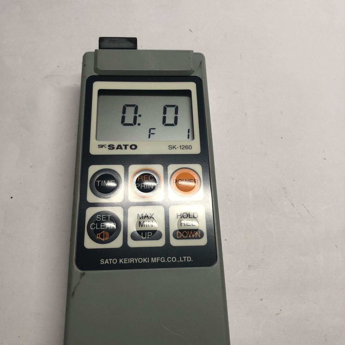 佐藤計量器 防水型デジタル温度計 専用プリンタ出力付 SK-1260 - 通販