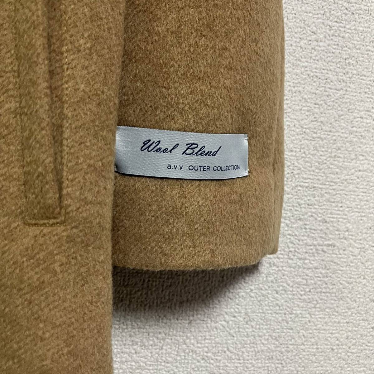 [ immediate payment ] a.v.v standarda-veve standard wool Blend no color coat beige M