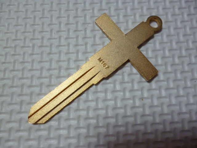 ファッション ブランクキー M167 (クロス 十字架 / MAZDA マツダ) 合鍵 スペアキー 鍵 キー_画像2
