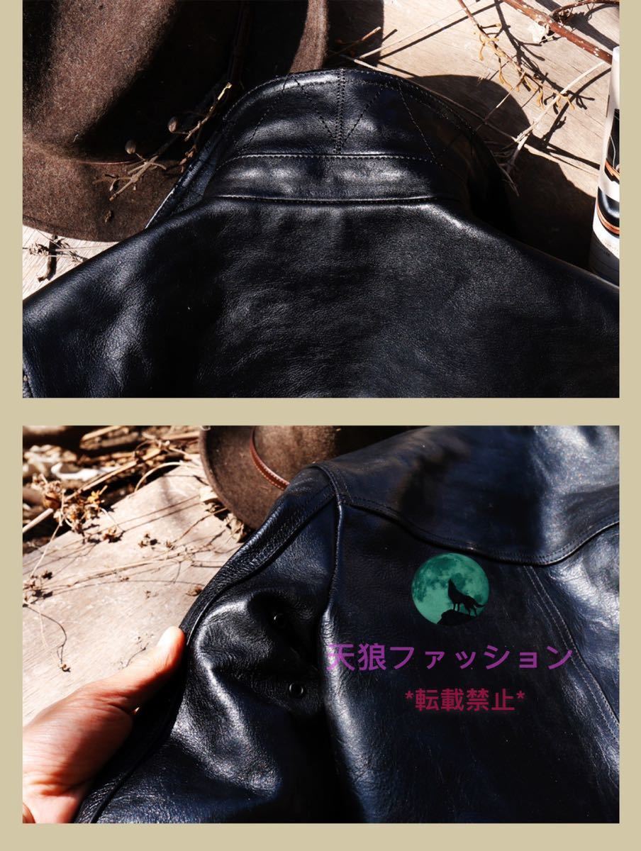 スウィッチヤードゥ 1.8mm 茶芯 ホースハイド ディスパッチャー 馬革 本革 革ジャン レザージャケット コート メンズファッション S～4XL 