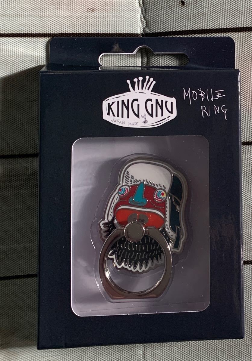King Gnu スマホリング 2019グッズ 黒 ブラック ネイビー 常田大希さん モバイルリング