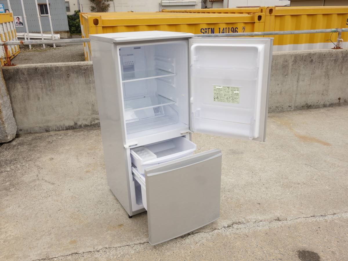 SHARP 2ドア式 冷蔵庫 SJ-D14A-S シルバー 2015年製