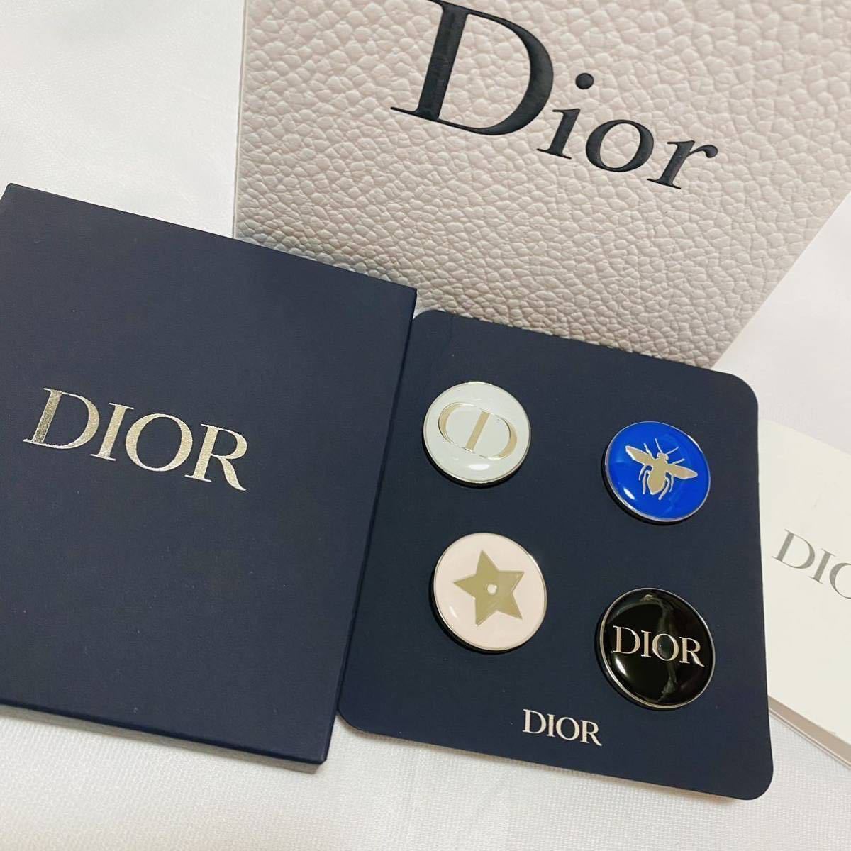 レア Dior ディオール ブローチ4点セット バッジ ピンバッジ ピンバッチ 数量限定のVIPギフト 高級感01｜PayPayフリマ