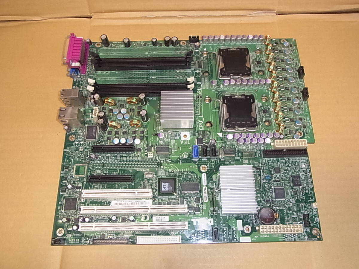 □DELL PowerEdge SC1430 マザーボード i5000V/LGA771-Dual/ATI ES1000□ (MB814)_画像3