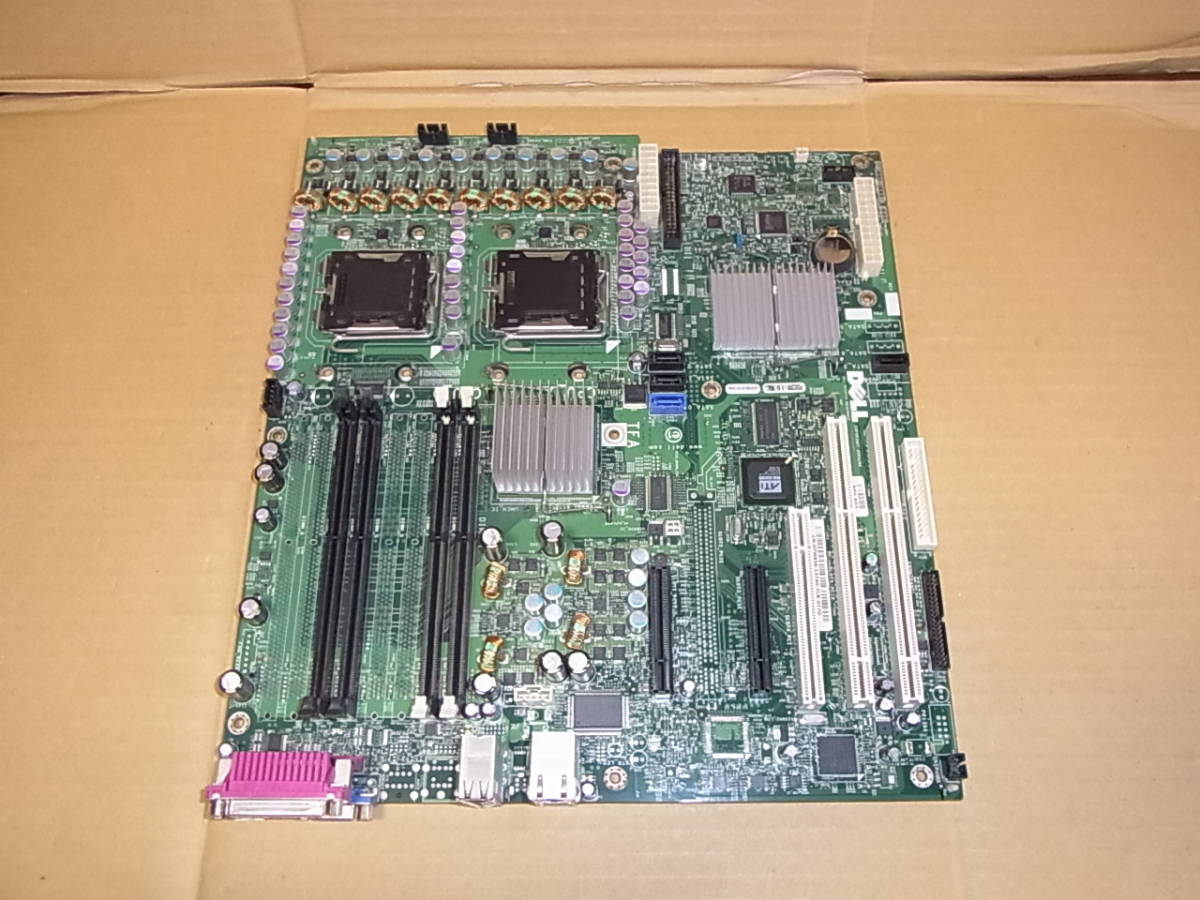 □DELL PowerEdge SC1430 マザーボード i5000V/LGA771-Dual/ATI ES1000□ (MB814)_画像2