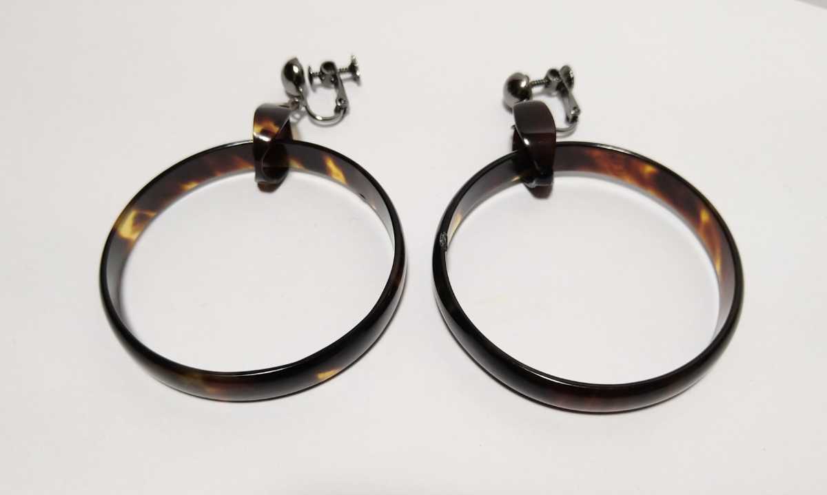 Ж large ..book@ tortoise shell tortoise shell earrings Ж tortoise shell earrings 