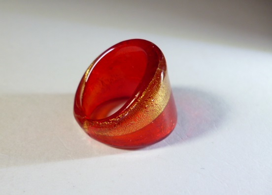 β Venetian glass Venetian glass ring β ring Venetian glass Venetian venechi Anne 