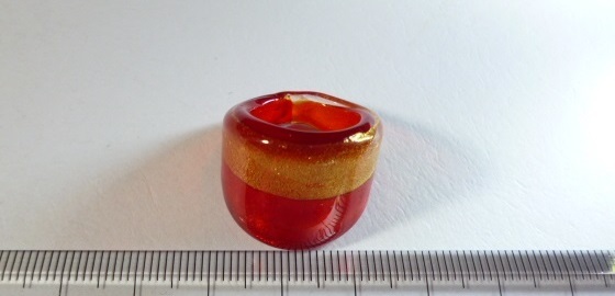 β Venetian glass Venetian glass ring β ring Venetian glass Venetian venechi Anne 