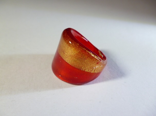 β Venetian glass Venetian glass ring β ring Venetian glass Venetian venechi Anne 