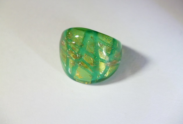 β Venetian glass Venetian glass ring βvenechi Anne ring Venetian glass Venetian 