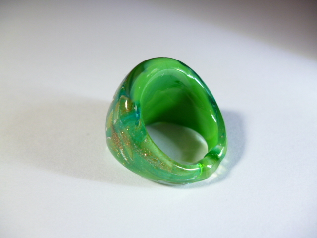 β Venetian glass Venetian glass ring βvenechi Anne ring Venetian glass Venetian 