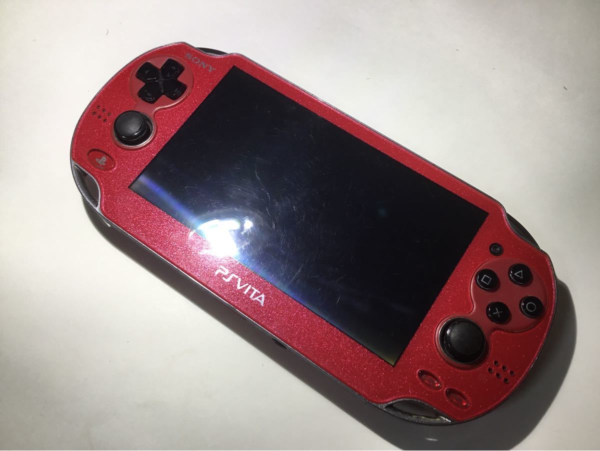 PS Vita メモリーカード16GB  SONY レッド PlayStation Vita1000 FW3、61