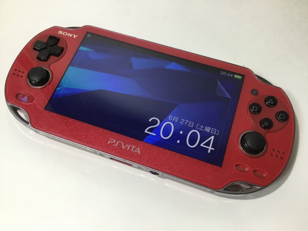 PS Vita メモリーカード16GB  SONY レッド PlayStation Vita1000 FW3、61