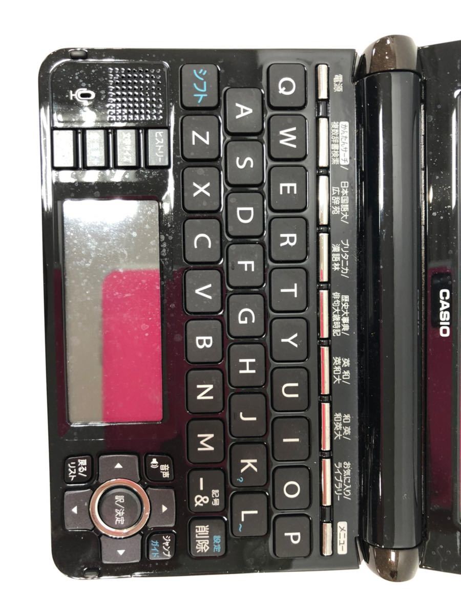 △動作品 CASIO/カシオ EX-word DATEPLUS8 XD-JT10000 電子辞書 説明書付（KS1-77）_画像6