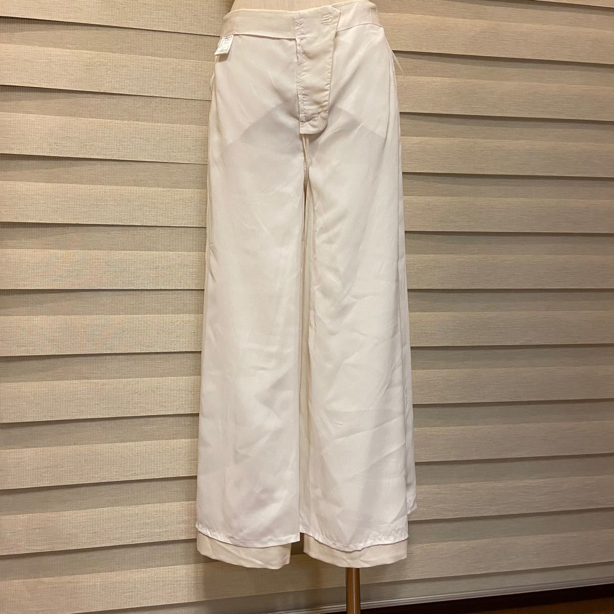 セオリー Theory ワイド クロップド パンツ サイズ2 アイボリー セオリー Theory ワイド クロップド パンツ サイズ2 アイボリー