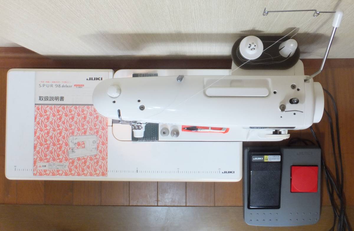 JUKI職業用本縫いミシン　SPUR TL-98DX 完動中古品・綺麗なミシンです！_完動中古品・綺麗なミシンです