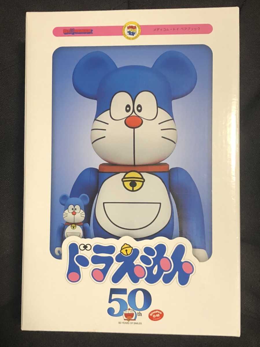 正規品 ベアブリック ドラえもん 50周年記念 BE@RBRICK 100% & 400