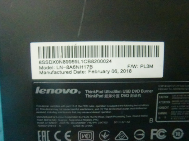 ☆IBM ThinkPad LN-8A6NH17B×11台セット（M-6689）「80サイズ」☆_画像4