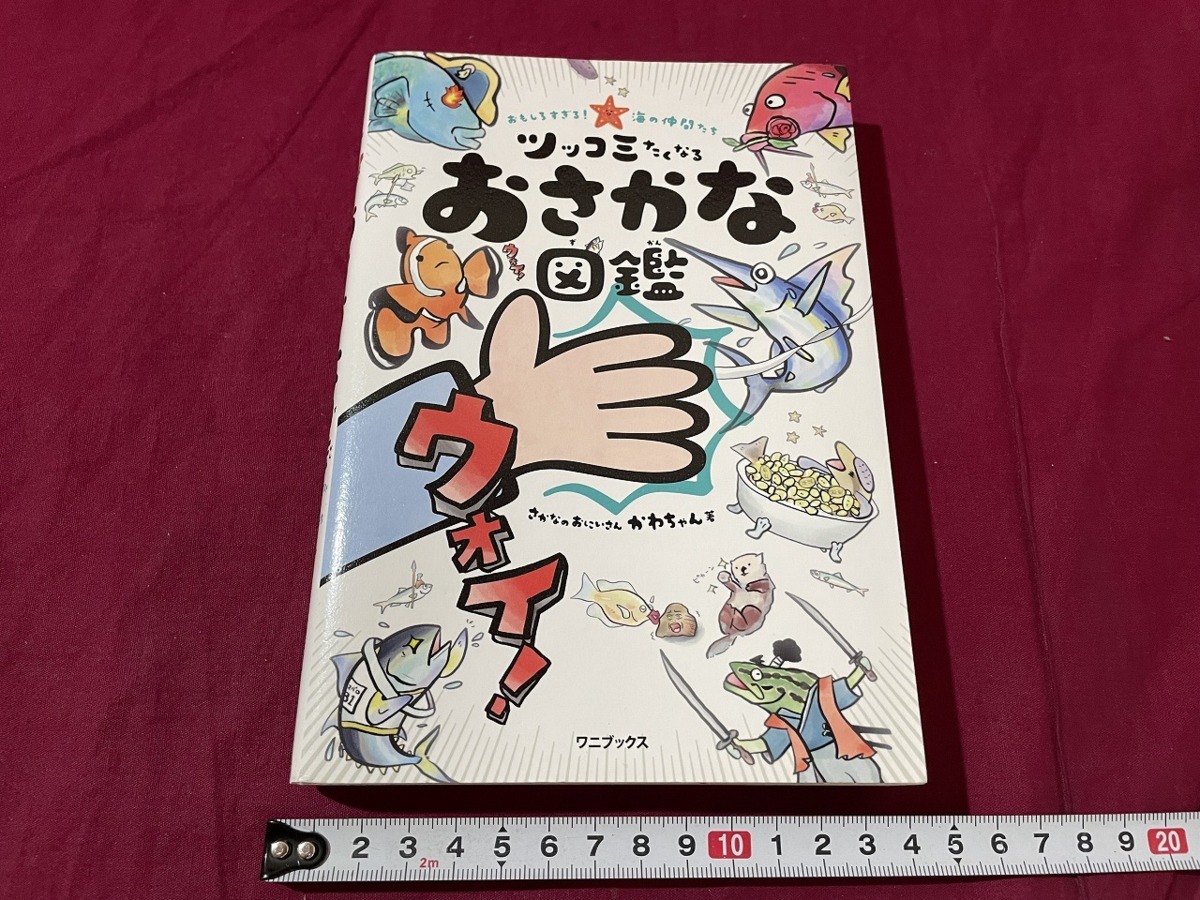 ｊ おもしろすぎる 海の仲間たち 購買 ツッコミたくなる おさかな図鑑 D16 かわちゃん 21年初版 ワニブックス 著