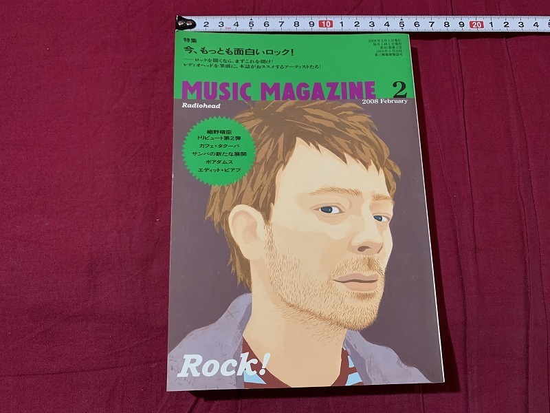 s▲△ 当時物 ミュージック・マガジン 2008年2月号 特集・今、もっとも面白いロック! /C47