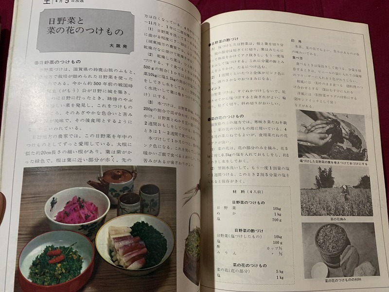 ｓ▲△　昭和書籍　NHK　きょうの料理　特集・卵料理　昭和44年4月号　日本放送出版協会　昭和レトロ　当時物　レシピ　　/　B96_画像5