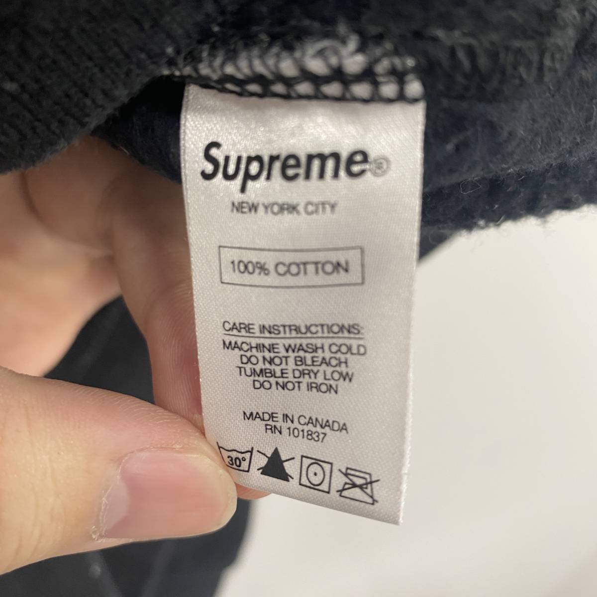 SUPREME 15AW Sup Half Zip Pullover size S F279