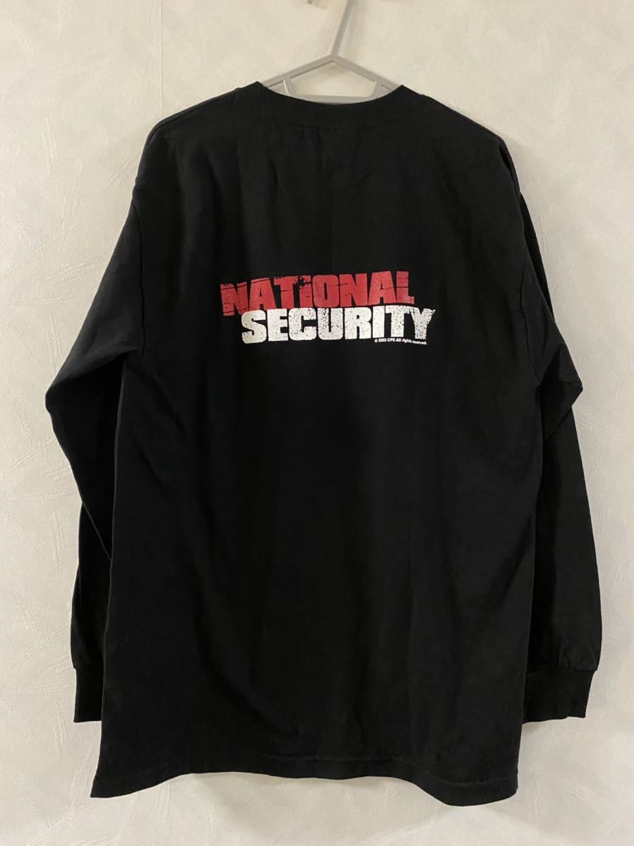 未使用品 映画 National Security 公開記念長袖Tシャツ M マーティン・ローレンス スティーヴ・ザーン コルム・フィオール ビル・デューク_画像2