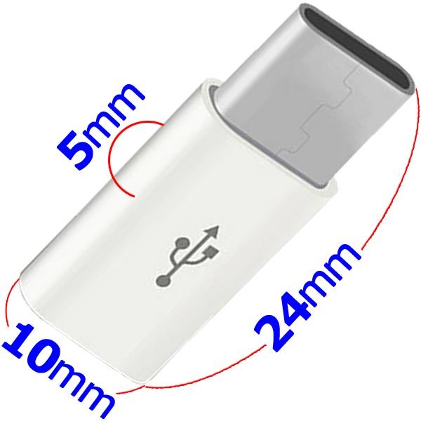 変換アダプター ３個　マイクロUSB(Micro) → Type-C (USB-C/タイプC) 　USBケーブル端子コネクタ変換アダプタ　充電_画像4