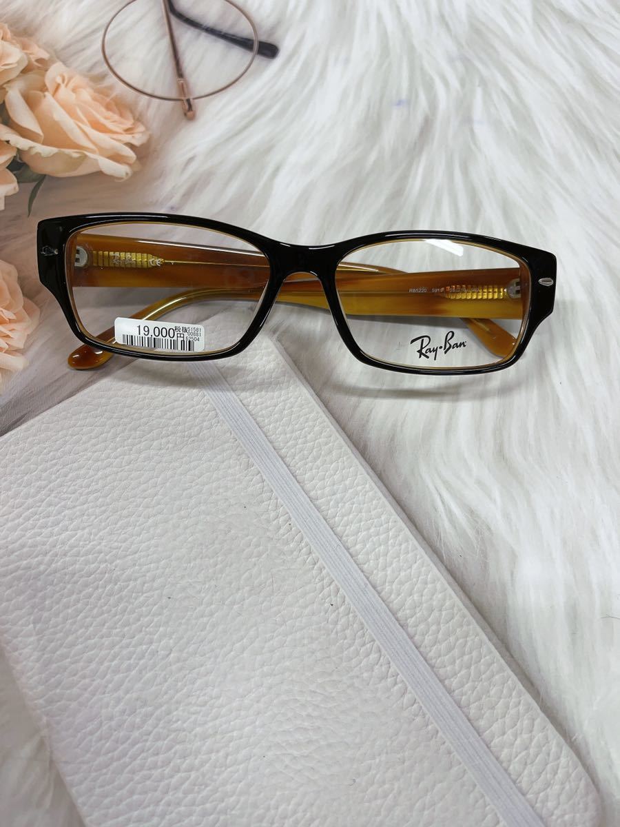 【未使用商品】メガネフレーム レイバン Ray-Ban 美品　正規品　メガネ正規品　本物　RB5220 5019 55-16 140