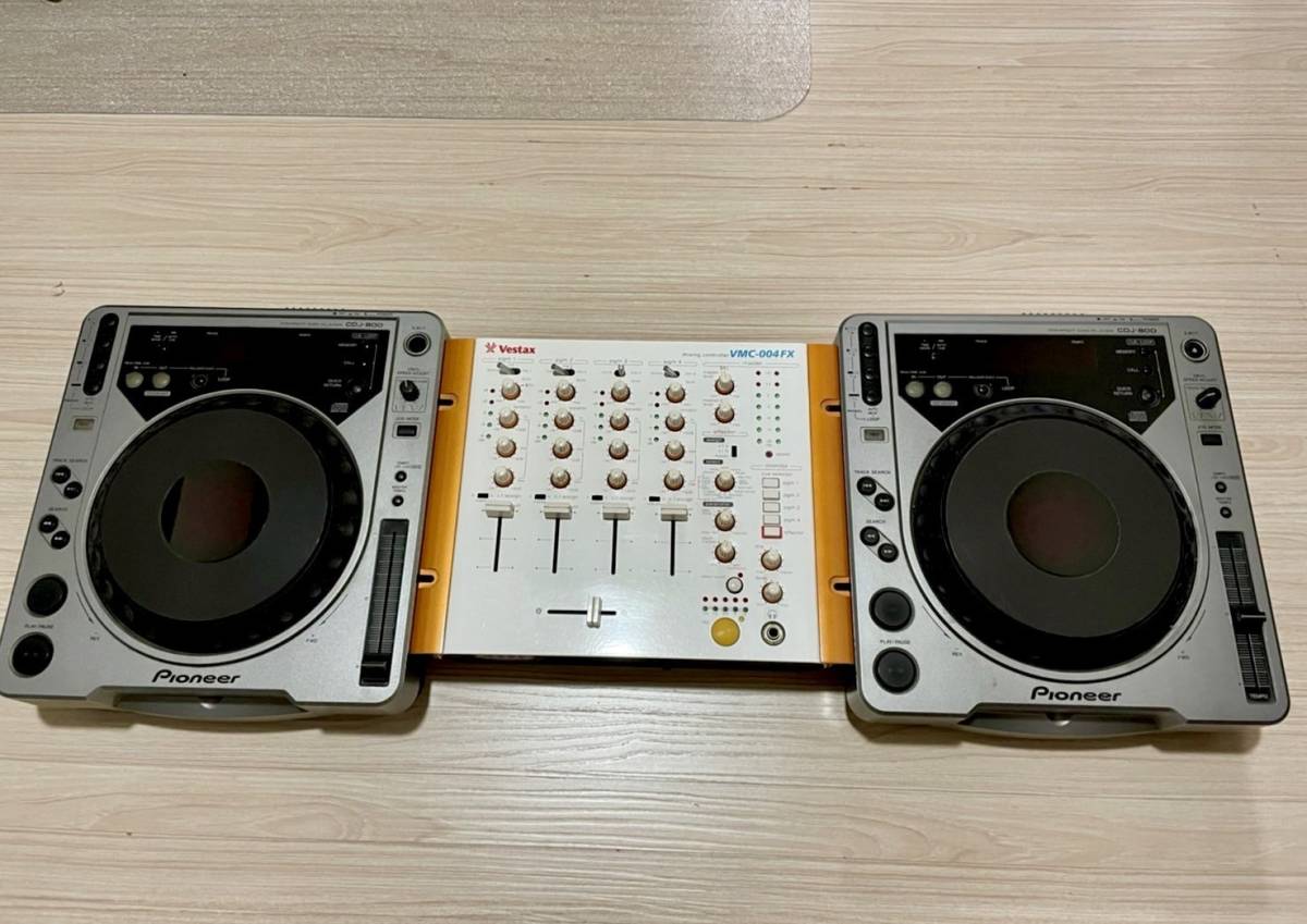 Pioneer CDJ-800×2台セット 動作確認済み 送料込み CDJ