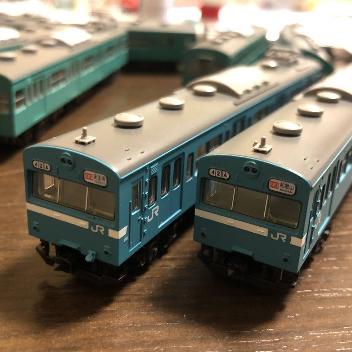 TOMIXベース】【8両セット】103系(初期型冷改車・スカイブルー TOMIXベース】【8両セット】103系(初期型冷改車・スカイブルー