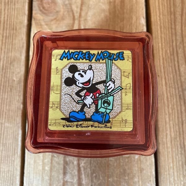 ≫70-80sヴィンテージ*Disneyディズニー プロダクション*古いオルゴール ケース*アクセサリー小物入れジュエリー*ビンテージ*アンティーク_画像2