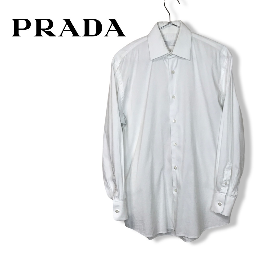 2021公式店舗 プラダ☆メンズ ☆PRADA 長袖 管:C:01 38/15 ドレス