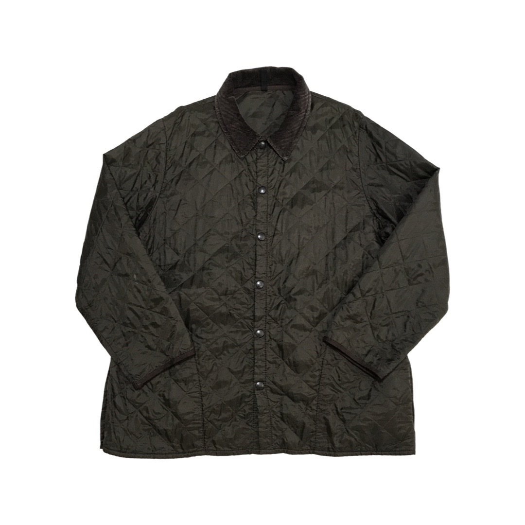 ★Barbour Liddesdale バブアー リッズデール★メンズ ボタン留め 中綿 ナイロン キルティング ジャケット ブルゾン 茶 ブラウン 管:C:01