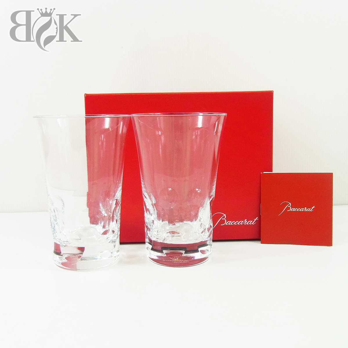 Baccarat バカラ ベルーガ ペアハイボールグラス クリスタルガラス 2客