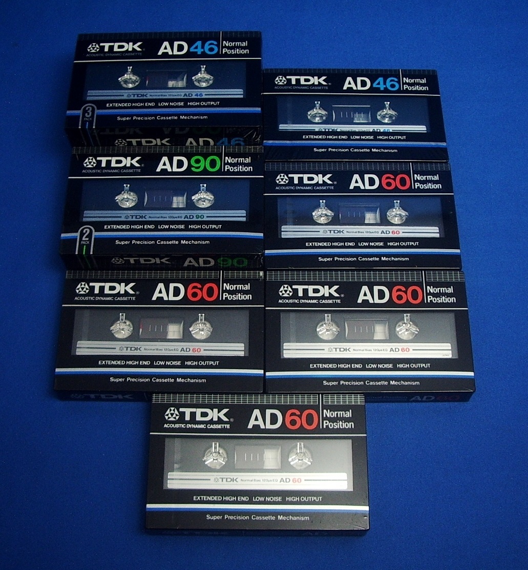 TDKカセットテープ 第3世代 AD 未開封 10本 www.gastech.com.tr