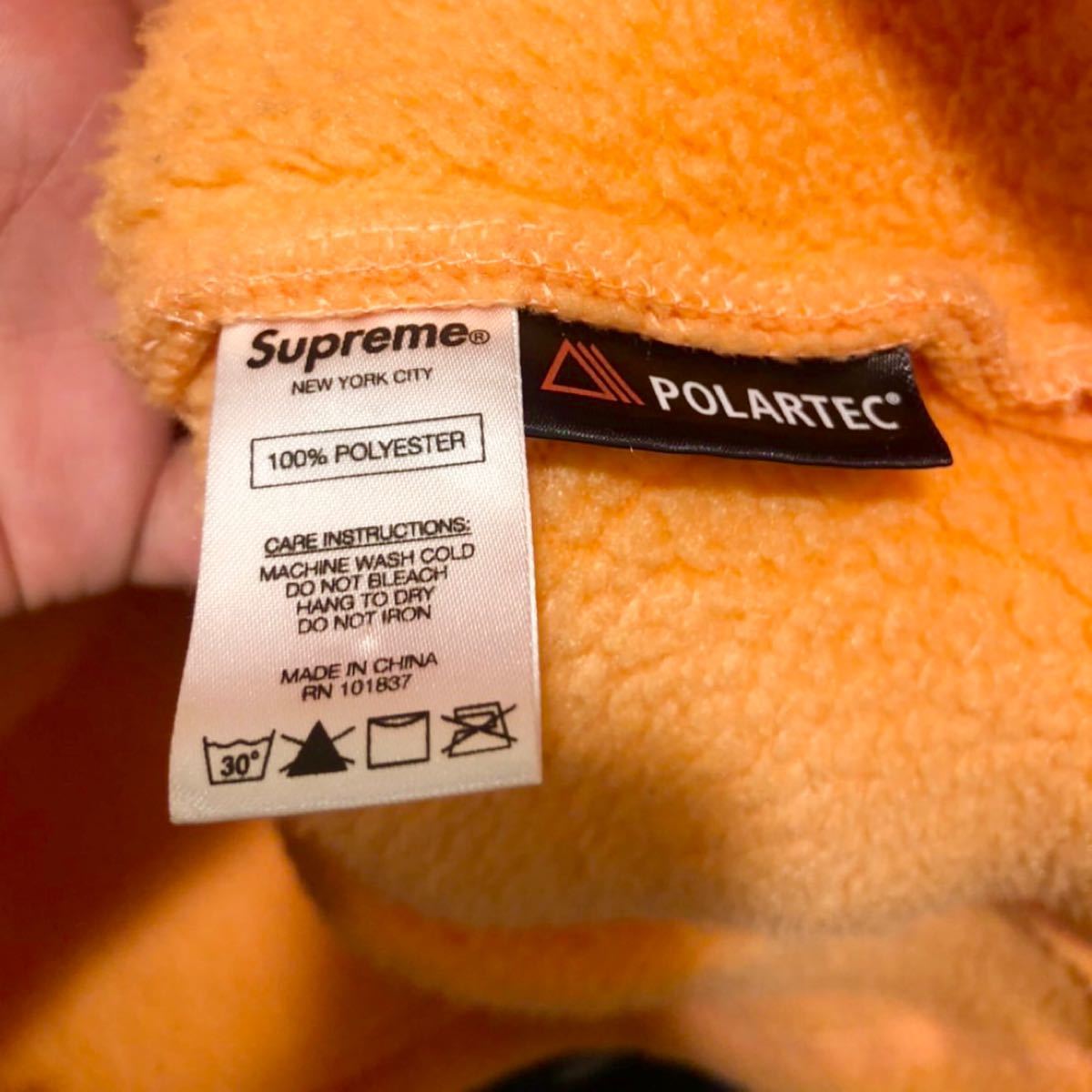 supreme ポーラテックフリースボアジャケット アノラックパーカー L