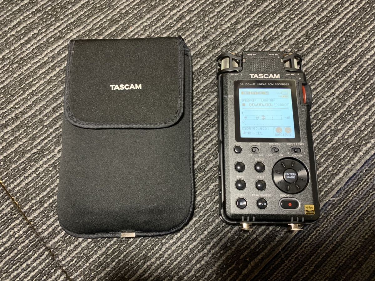 TASCAM(タスカム) DR-100MK3 ステレオリニアPCMレコーダー 24bit