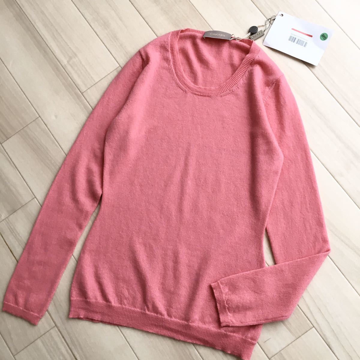 新品未使用】 Cruciani クルチアーニ カシミヤ100% クルーネック プル