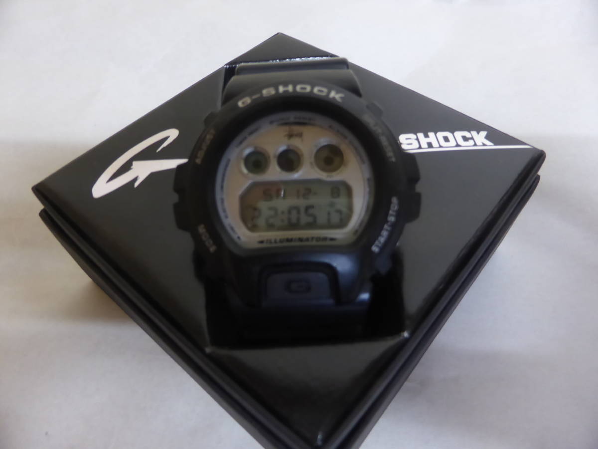 STUSSY×CASIO カシオ ステューシー G-SHOCK ファーストモデル 1stモデル オリジナル DW-6900SS-1EV ブラック 黒