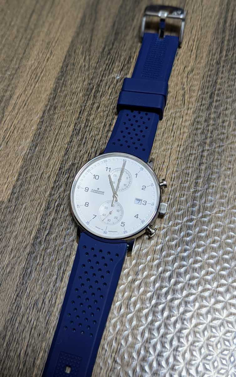稼働品 ユンハンス JUNGHANS クロノグラフ FormC フォームC QZ