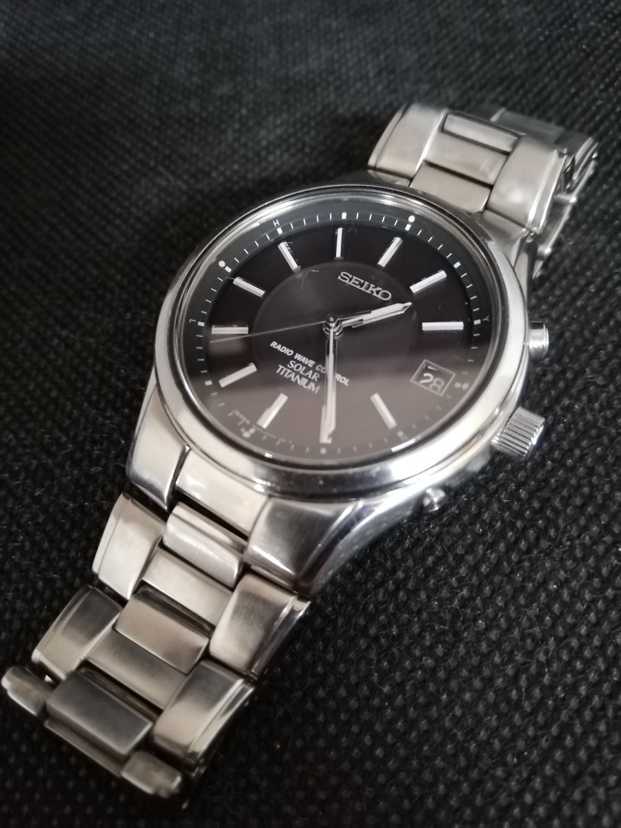 【ソーラー、電波】SEIKO セイコー スピリット チタニウム SBTM003 7B22-0AD0