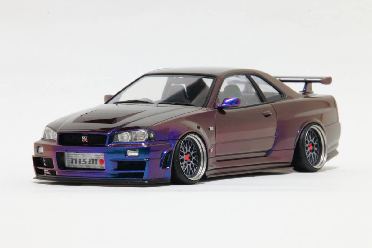 1/24 タミヤ NISMO R34GT-R Z-tune アンドロメダ2 完成品 BBS LM 1/24 タミヤ NISMO R34GT-R Z-tune アンドロメダ2 完成品 BBS LM