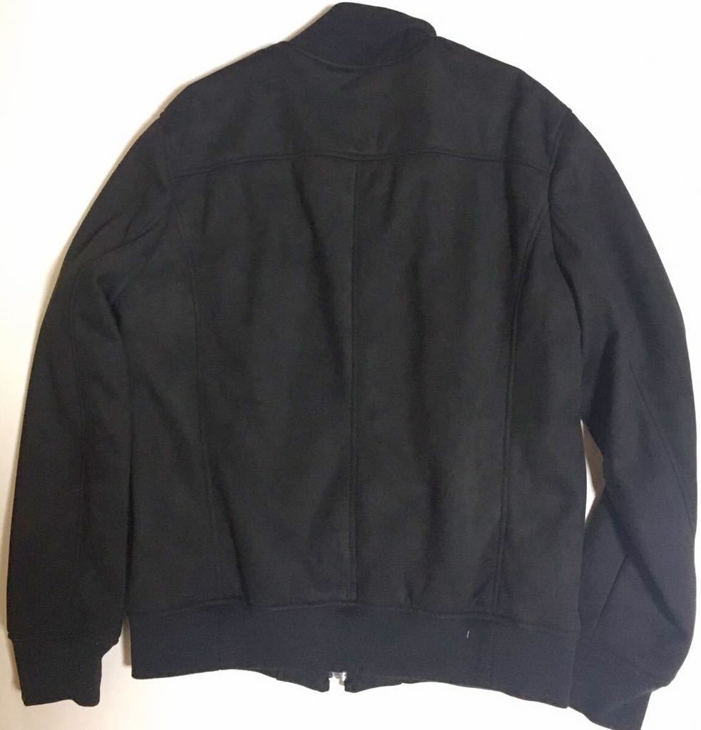 wjk dad blouson BLACK XL 新品 MA-1ブルゾン ジャケット jacket 黒 ブラック スウェード swede ボンバージャケット BOMBER_画像4