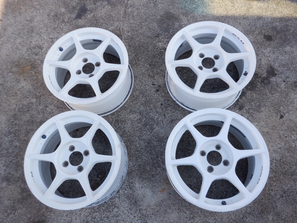 バーディークラブ buddy club P1レーシング P-1 Racing 白 15インチ 4