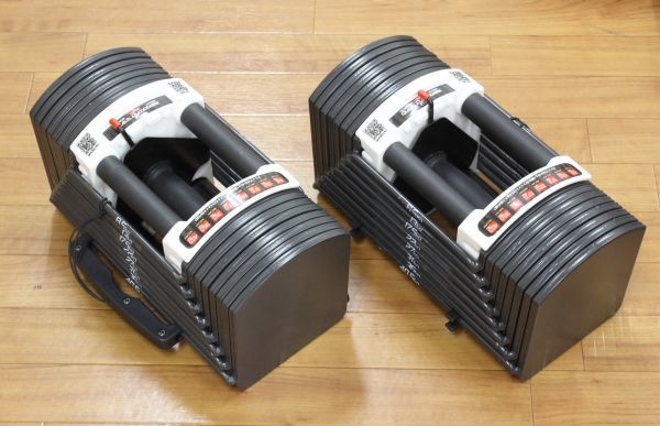 ○ FIELDOOR 可変式ダンベル ペア 片方最大約40.5kg 27段階 ○MOF06814