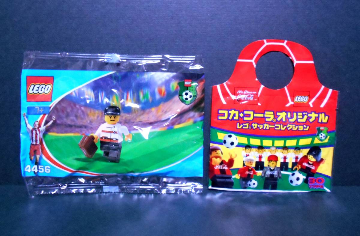 :[ новый товар!!] LEGO 4456 Coca Cola футбол коллекция Doctordokta- Lego Mini fig2002 год блок фигурка не продается 