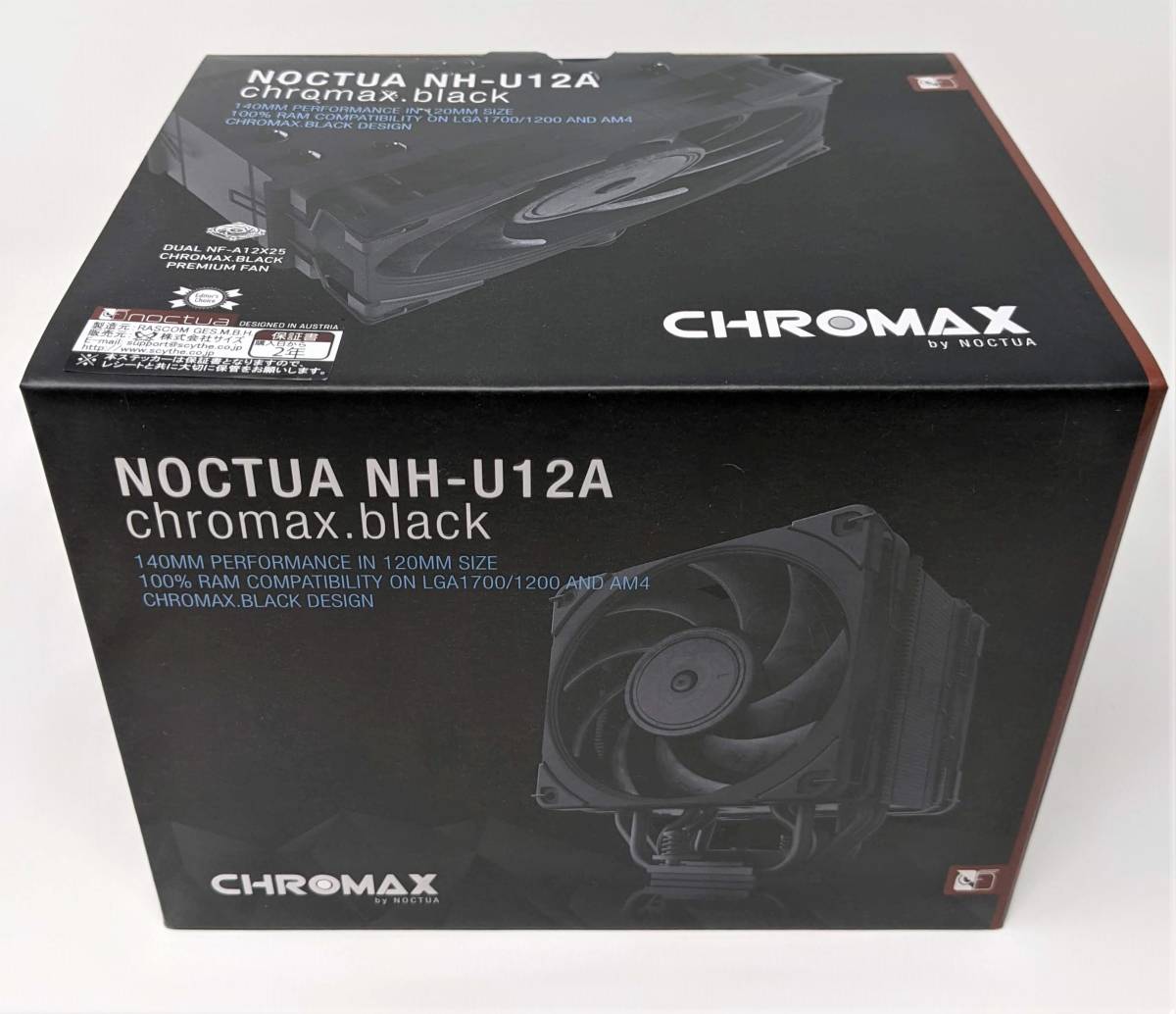 未開封 Noctua NH-U12A CPUクーラー LGA1700対応 ノクチュア