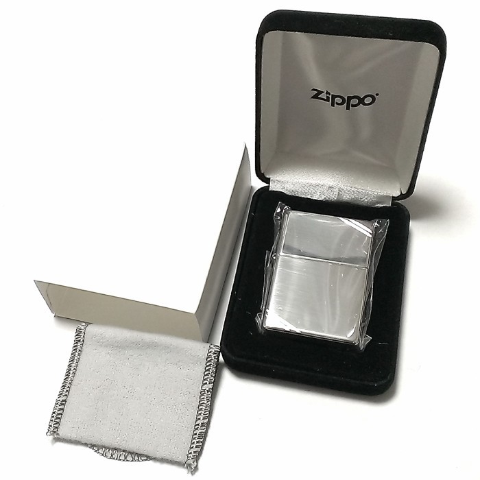 ZIPPO 純銀 スターリングシルバー 1937レプリカ ジッポ ライター フラットトップモデル ミラー仕上げ かっこいい 鏡面 メンズ 銀無垢_画像7